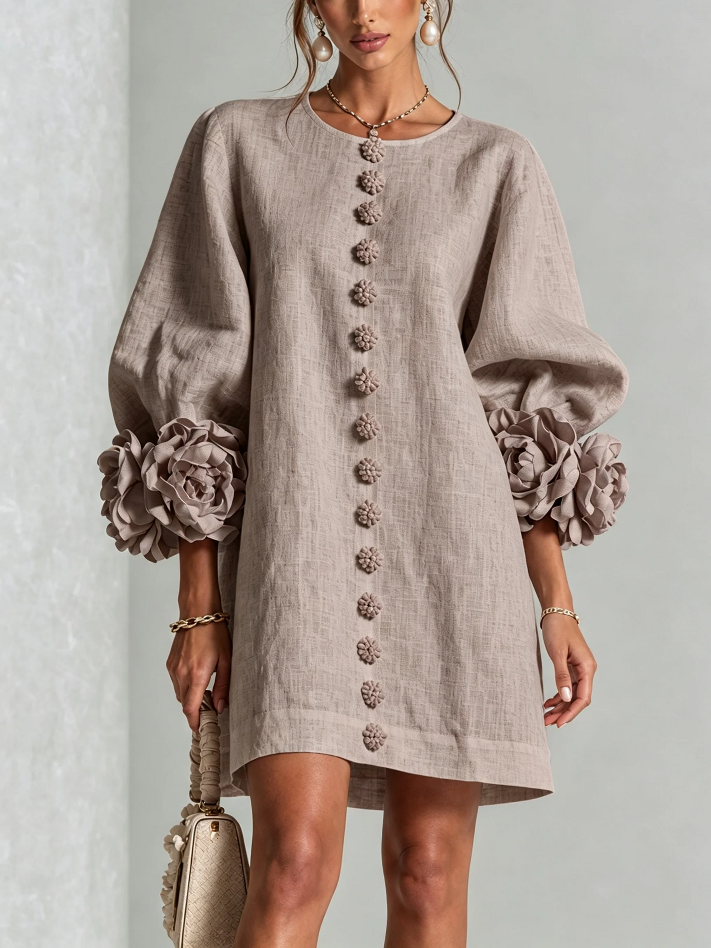 Rosalie | Miniabito con chiusura a bottoni