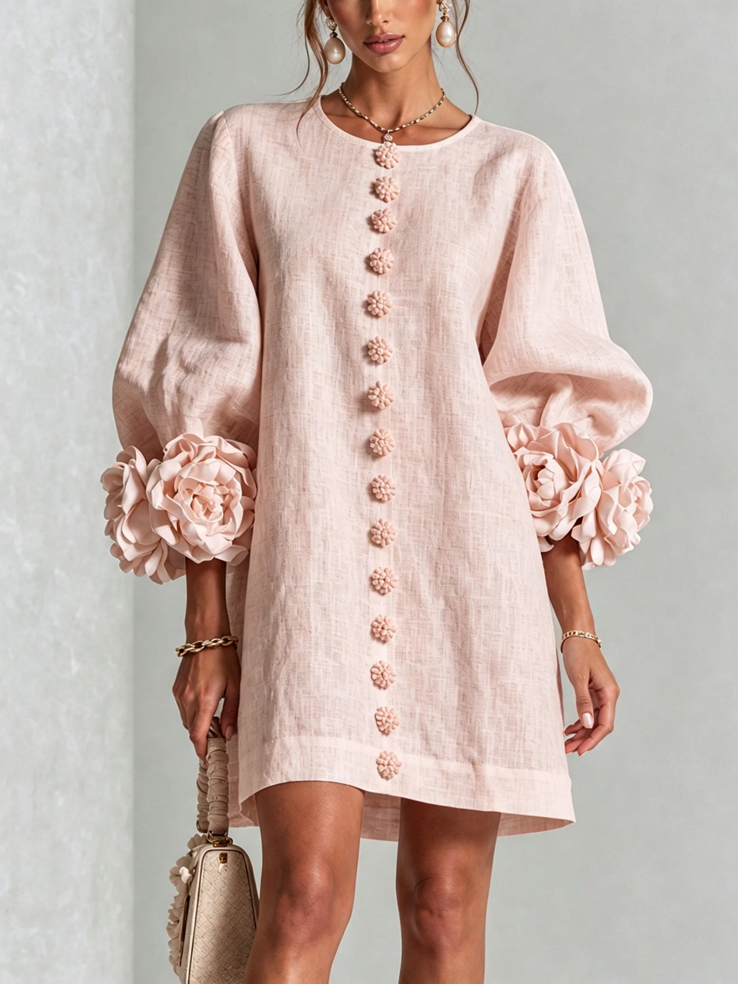 Rosalie | Miniabito con chiusura a bottoni