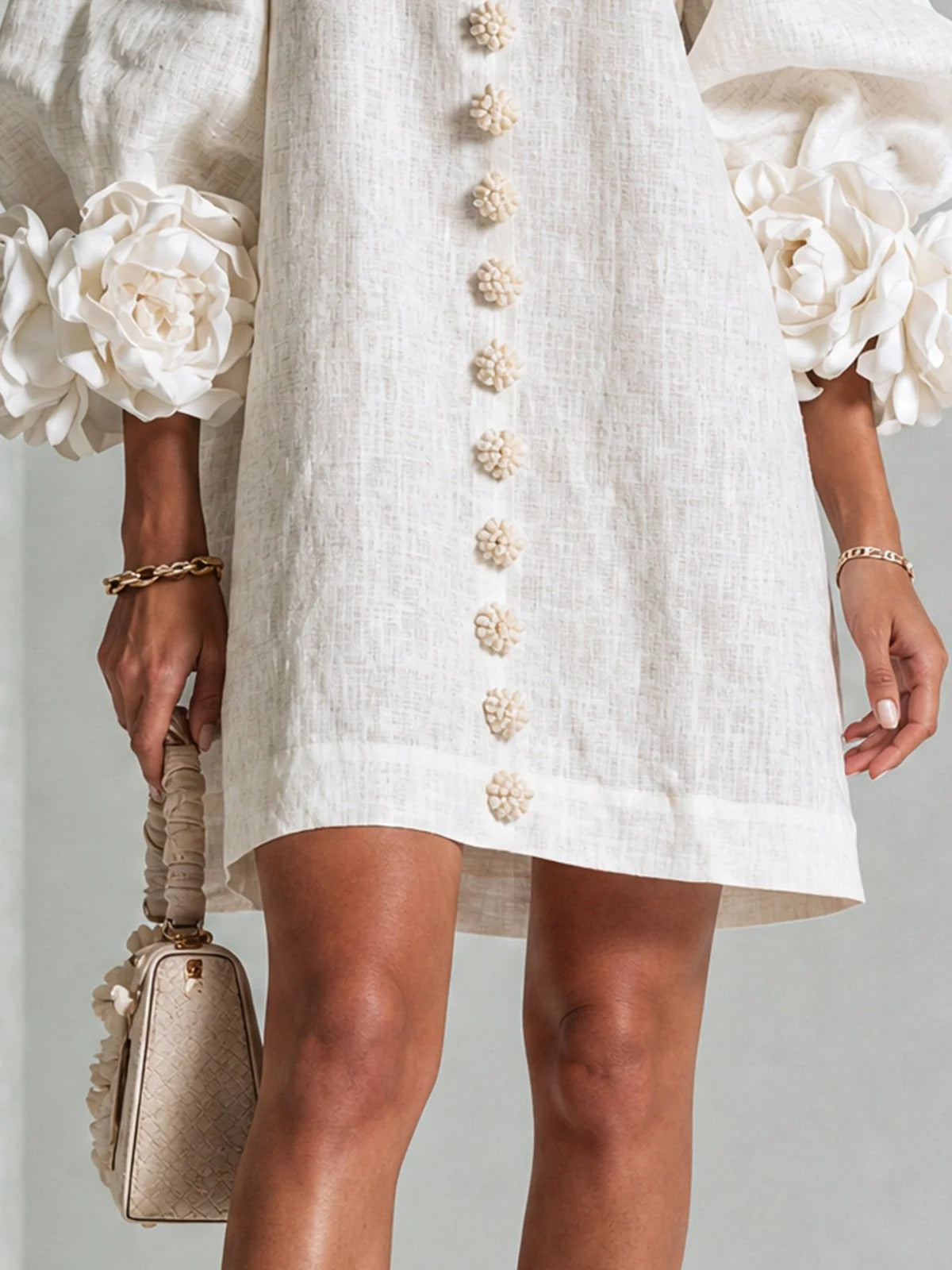 Rosalie | Miniabito con chiusura a bottoni